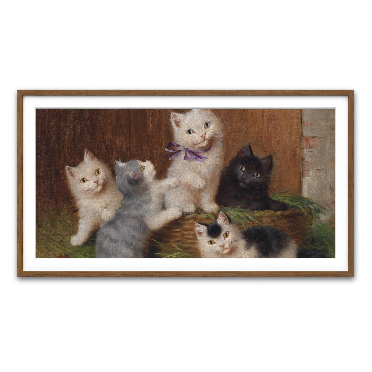 Framed Print 2x1 Walnut