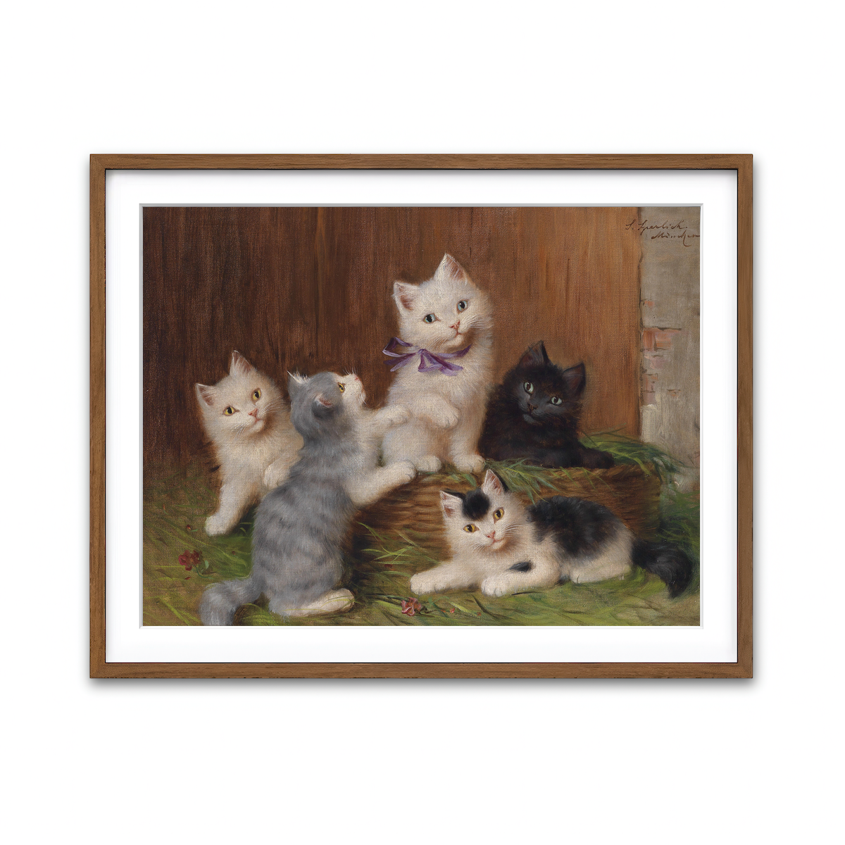 Framed Print 4x3 Walnut