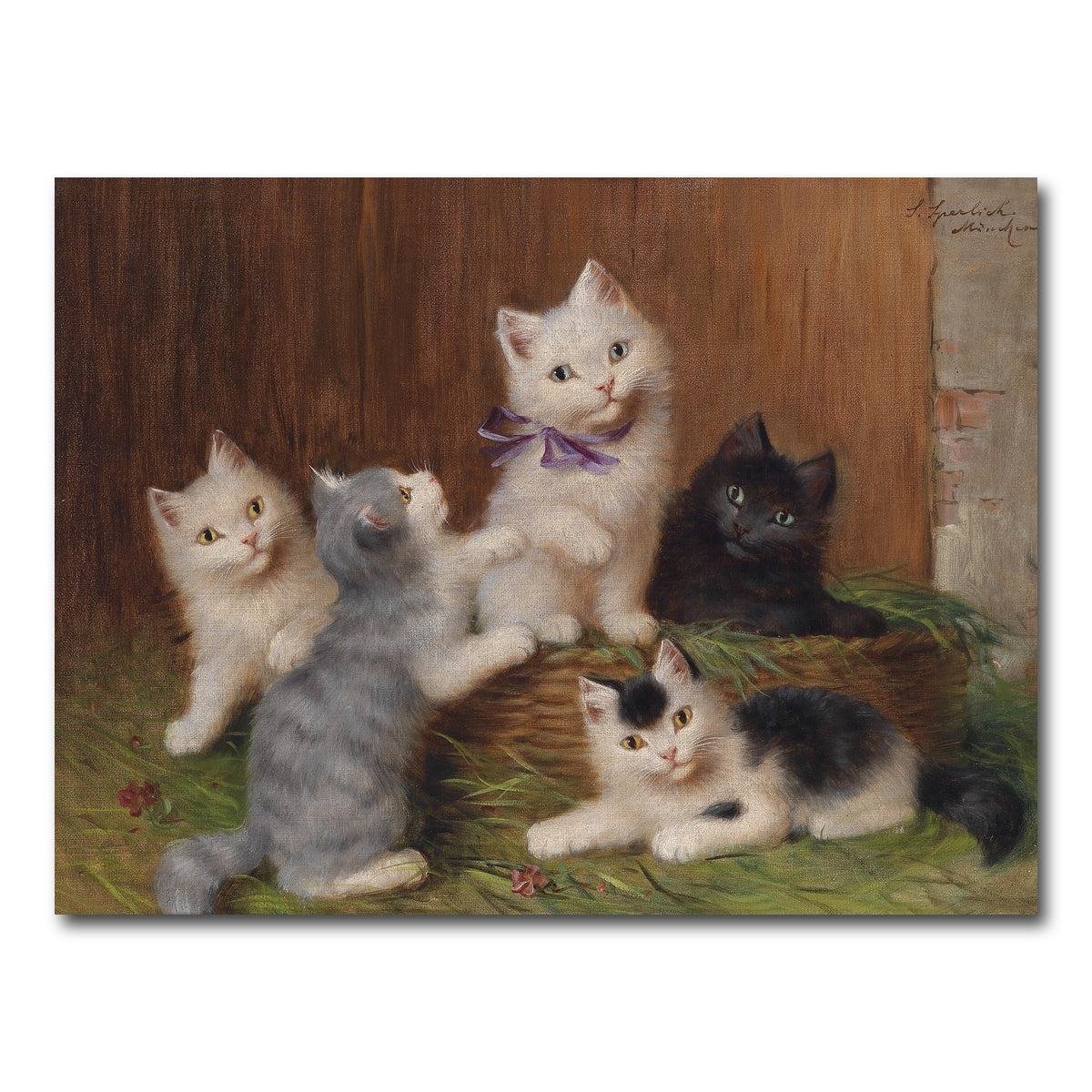 AUTO-MOCKUP WHITE | Katzenkinder | 1 Piece | Gallery Wrap Canvas | group=4x3