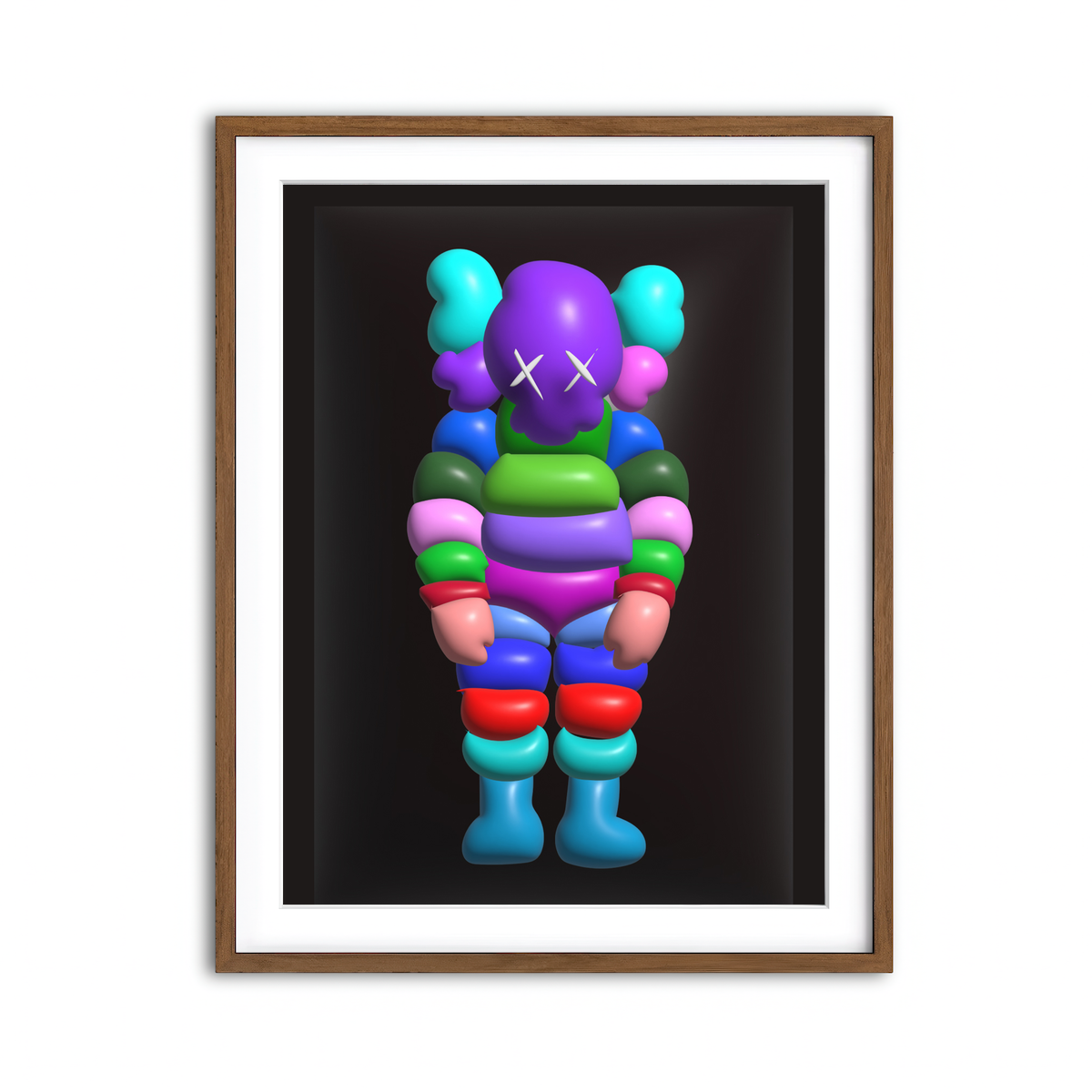 Framed Print 3x4 Walnut