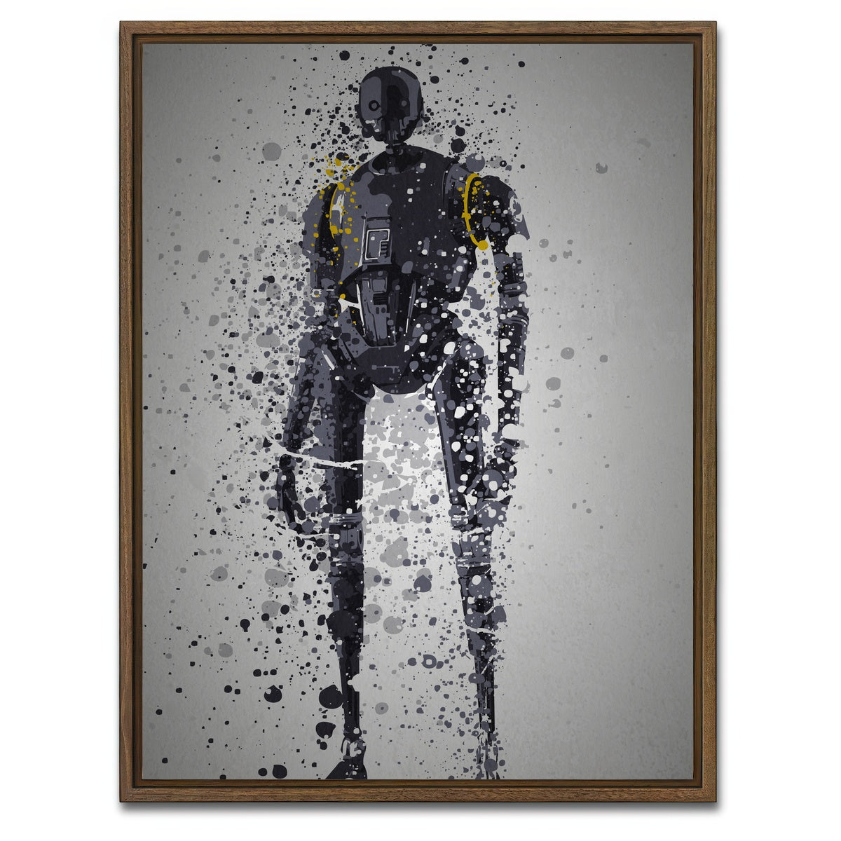 AUTO-MOCKUP WHITE | Kay | 1 Piece | Walnut Framed Canvas | group=3x4