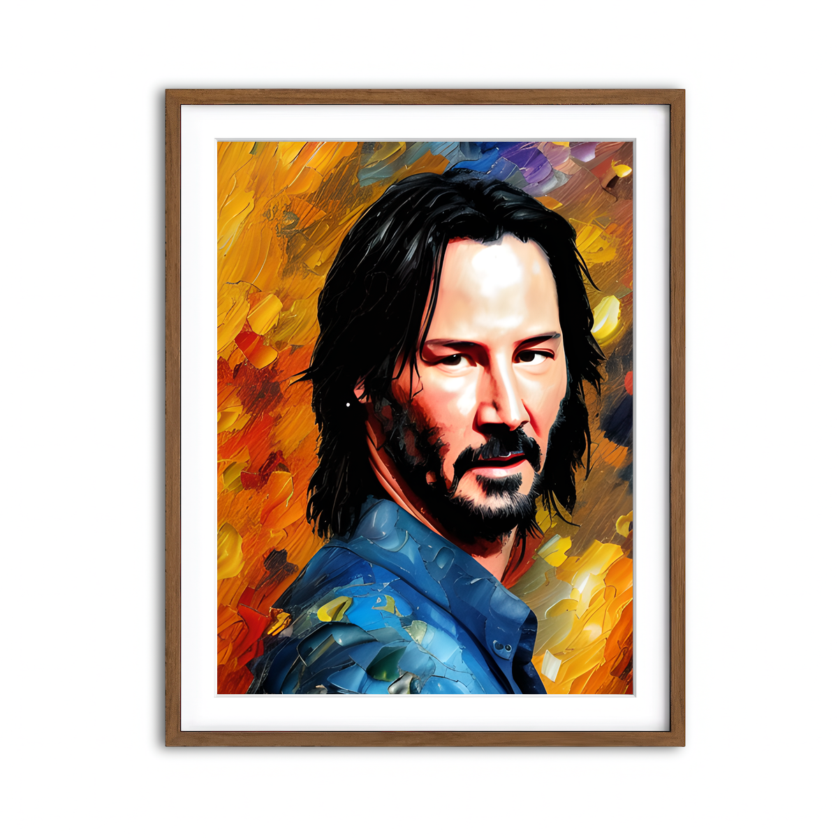 Framed Print 3x4 Walnut