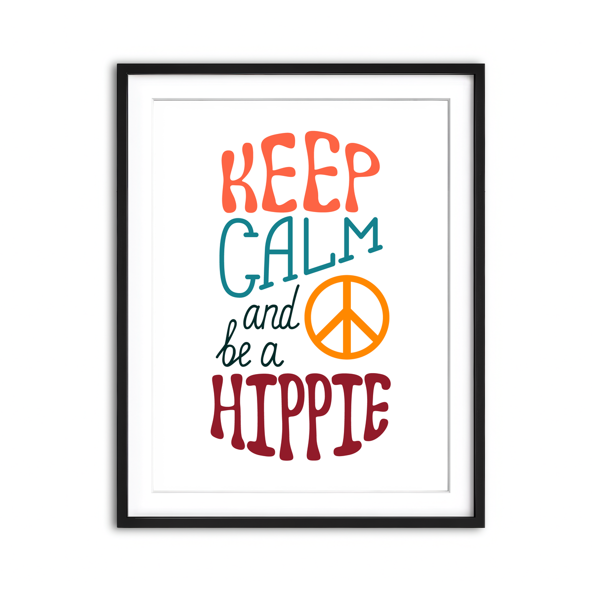 Framed Print 3x4 Black