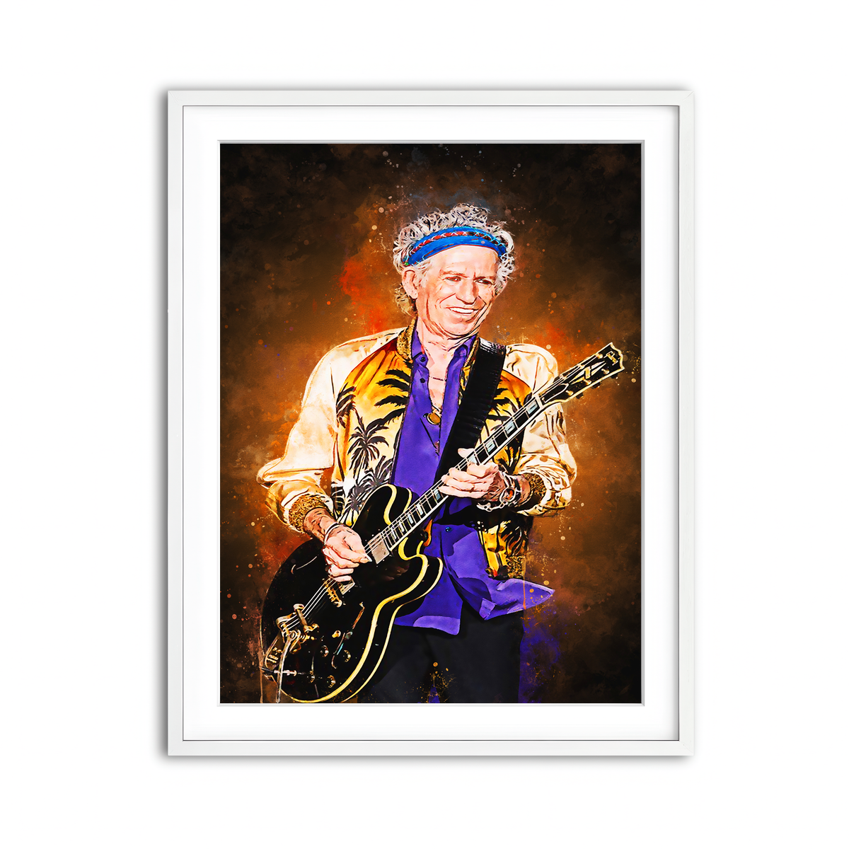 Framed Print 3x4 White