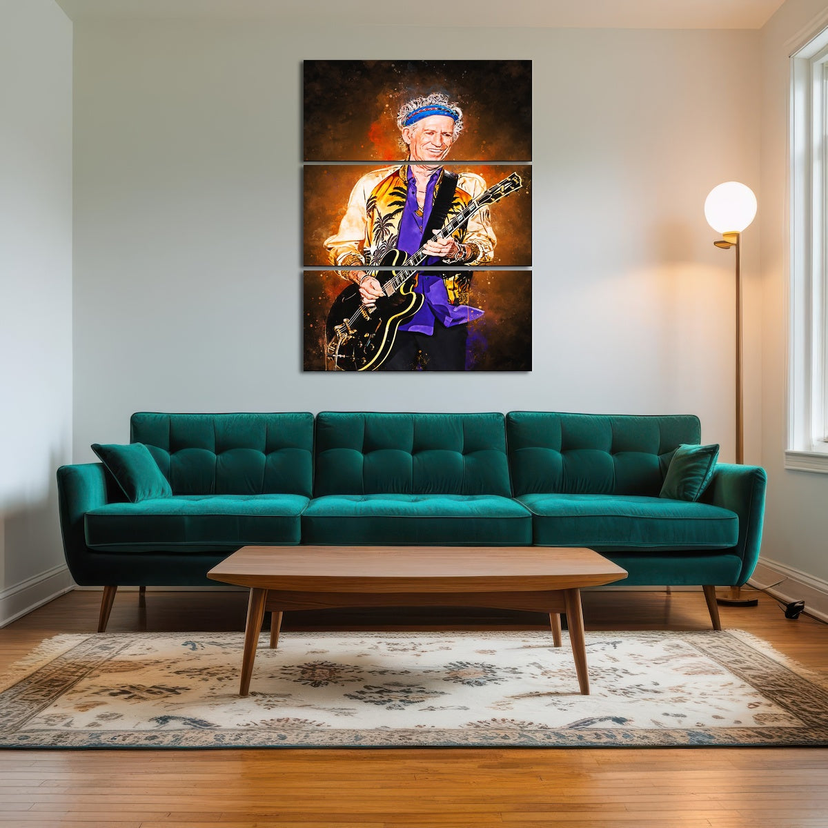 AUTO-MOCKUP ROOM | Keith Richards Painting