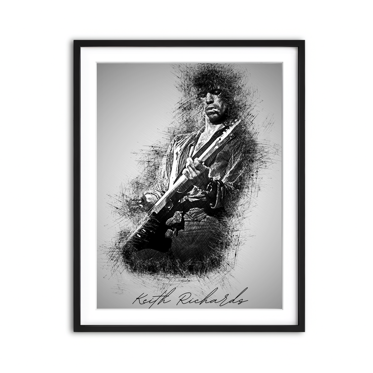 Framed Print 3x4 Black