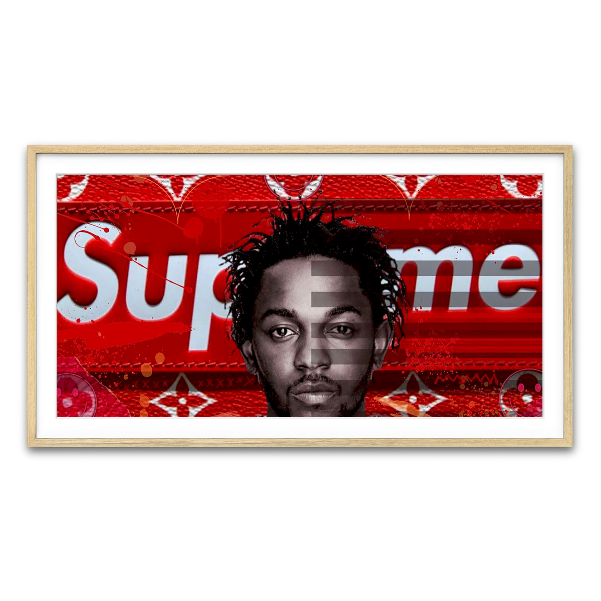 Framed Print 2x1 Natural