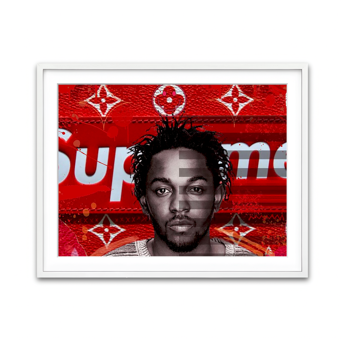 Framed Print 4x3 White