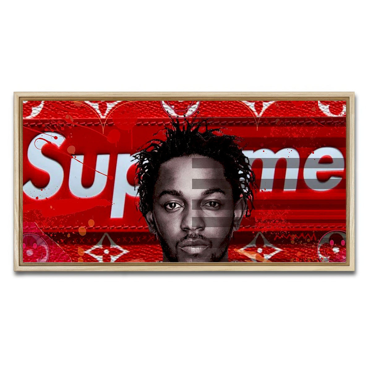 AUTO-MOCKUP WHITE | Kendrick Supreme | 1 Piece | Natural Framed Canvas | group=2x1