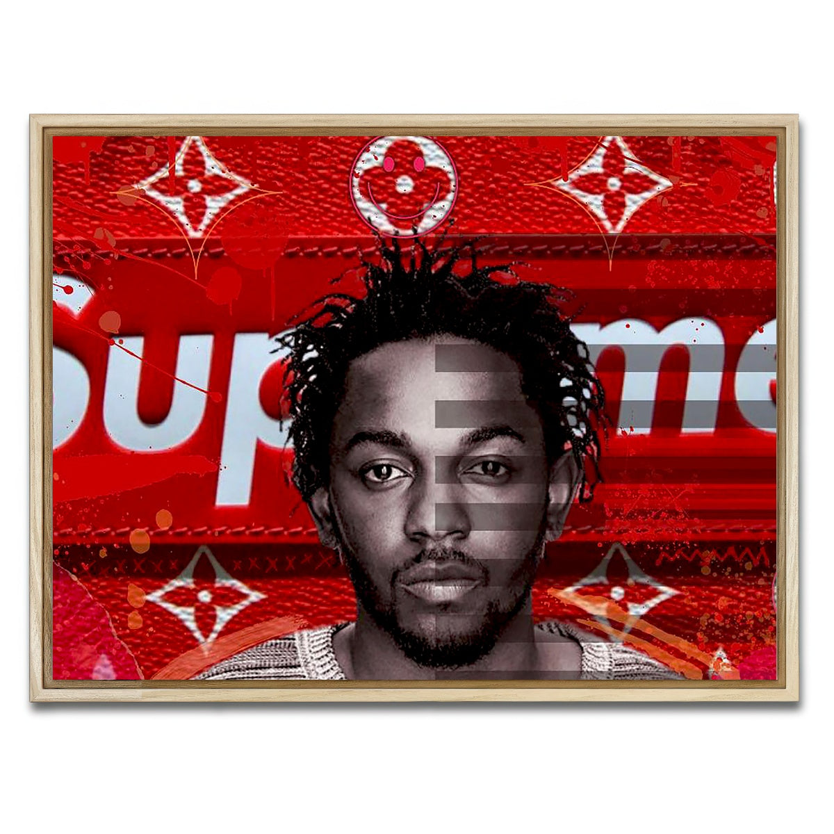 AUTO-MOCKUP WHITE | Kendrick Supreme | 1 Piece | Natural Framed Canvas | group=4x3