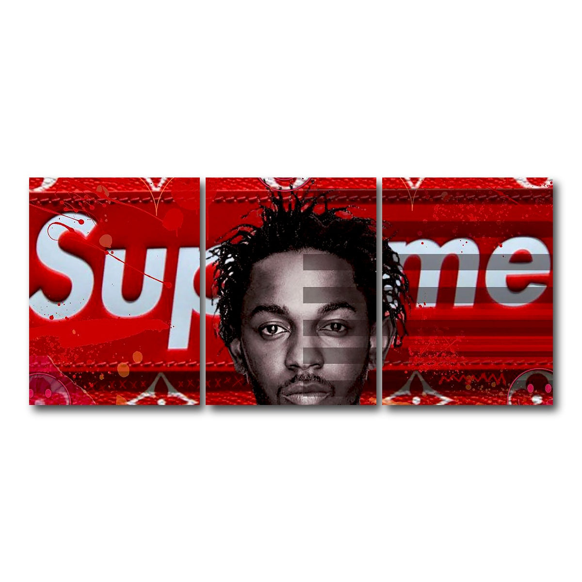 AUTO-MOCKUP WHITE | Kendrick Supreme | 3 Piece | Gallery Wrap Canvas | group=18x24