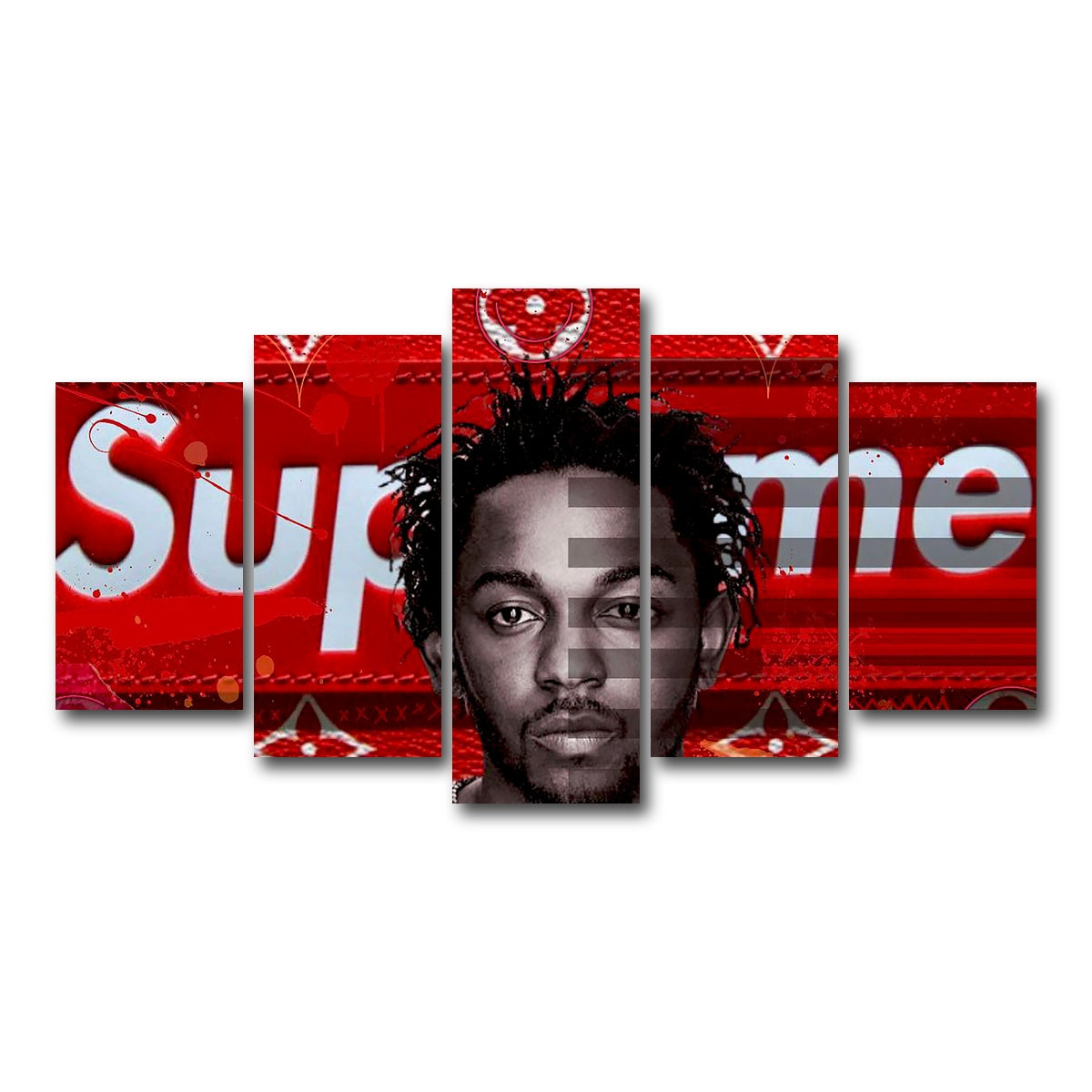 AUTO-MOCKUP WHITE | Kendrick Supreme | 5 Piece | Gallery Wrap Canvas | group=5_normal