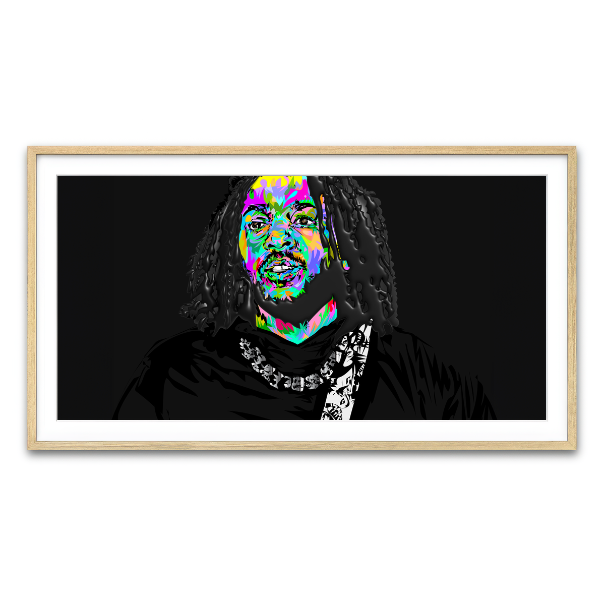 Framed Print 2x1 Natural