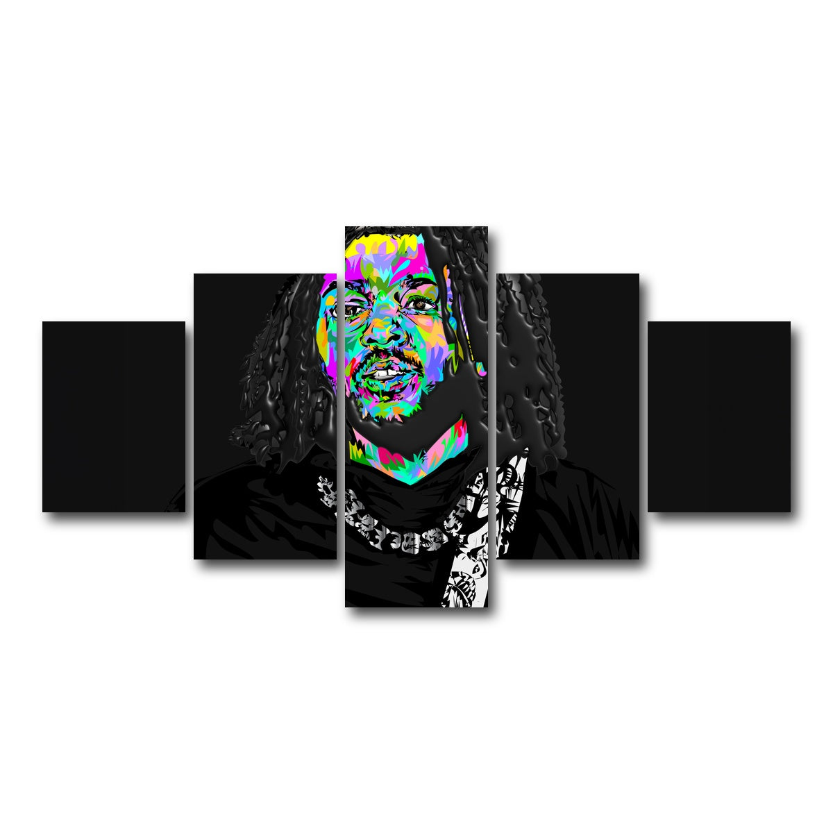 AUTO-MOCKUP WHITE | Kendrick Thorns | 5 Piece | Gallery Wrap Canvas | group=5_short