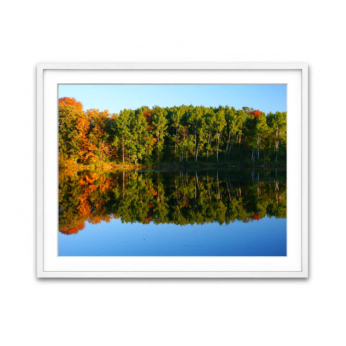 Framed Print 4x3 White