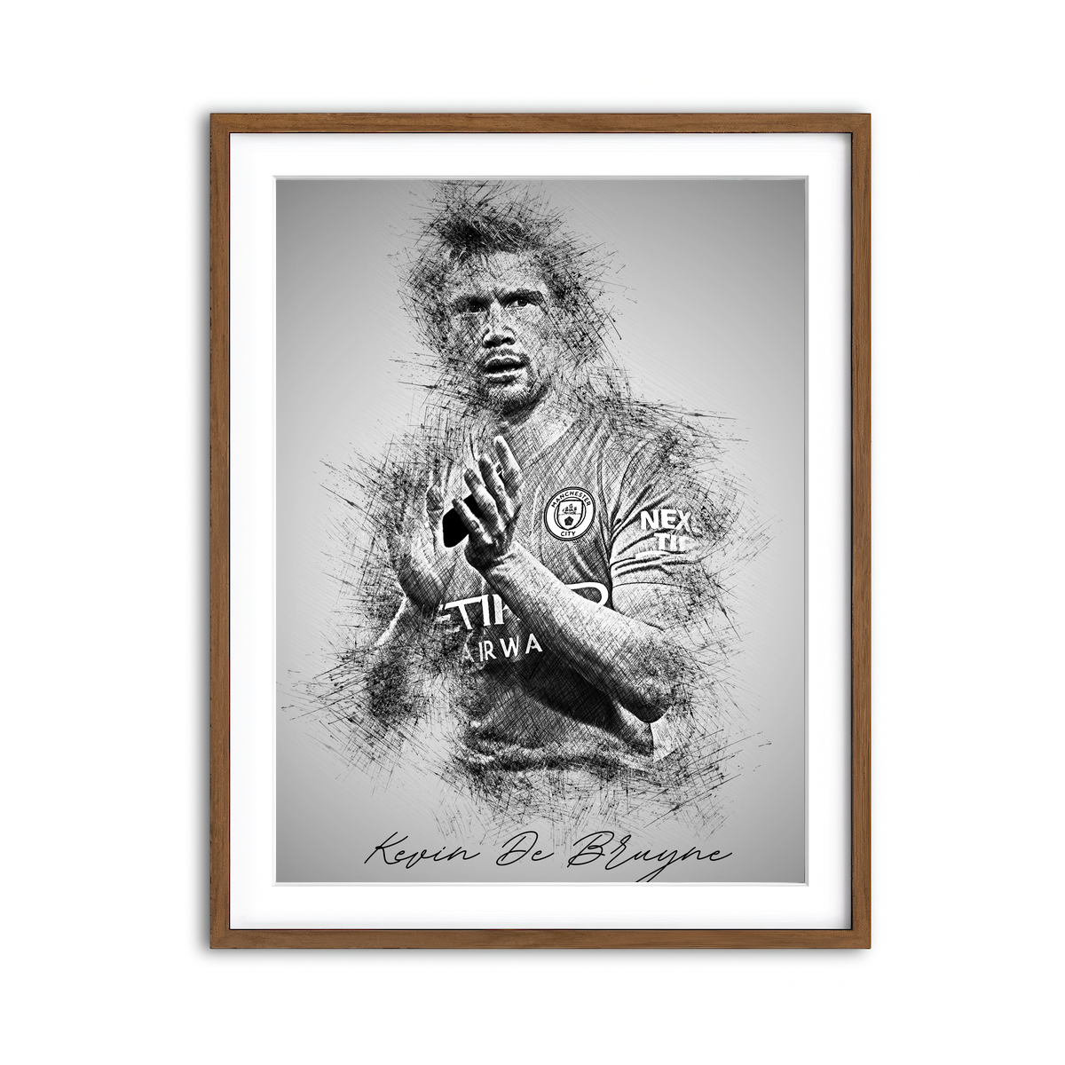 Framed Print 3x4 Walnut