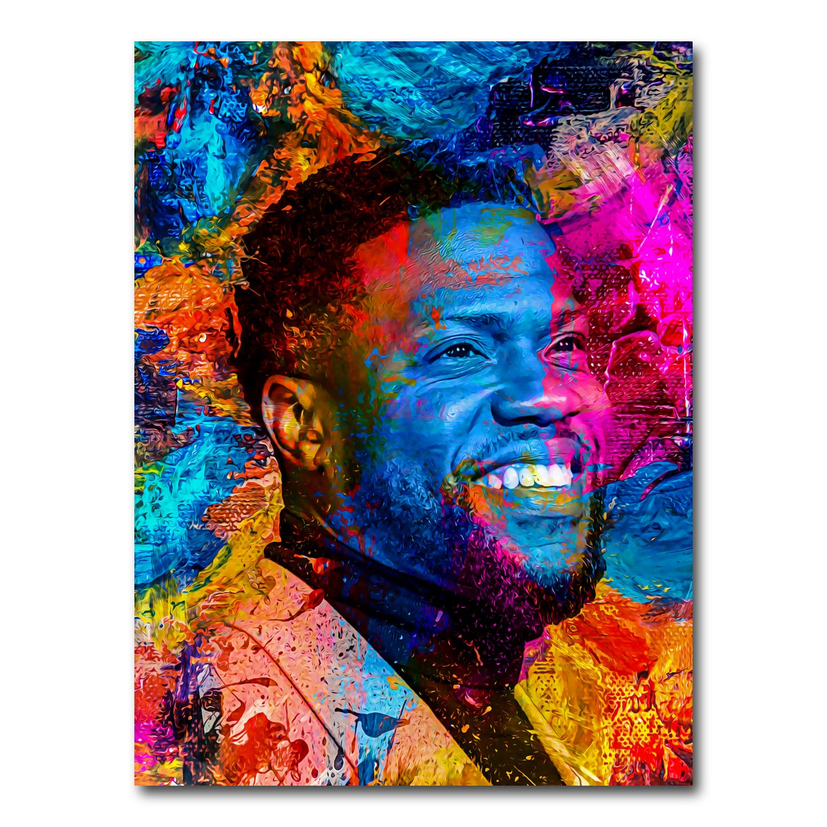 AUTO-MOCKUP WHITE | Kevin Hart | 1 Piece | Gallery Wrap Canvas | group=3x4