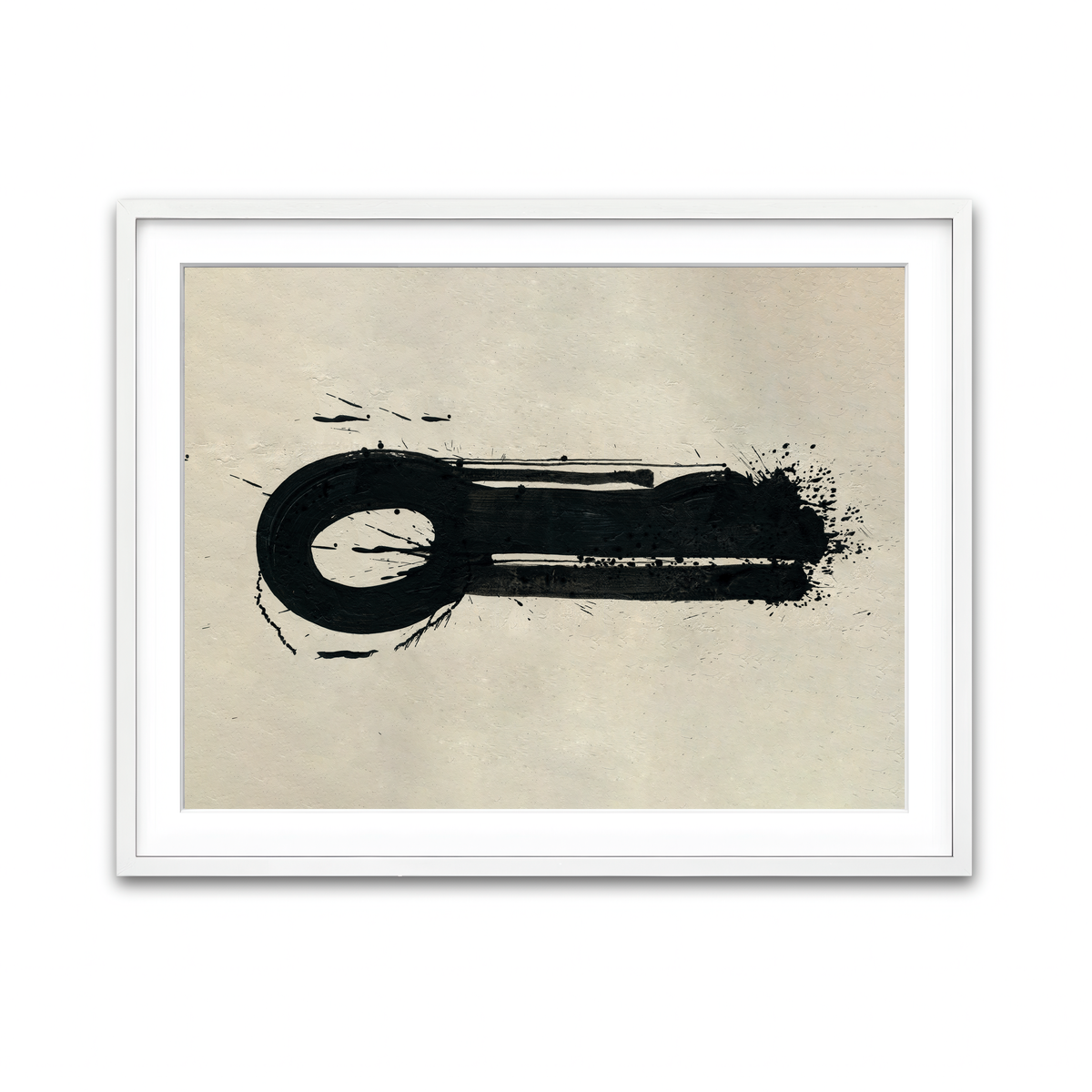 Framed Print 4x3 White