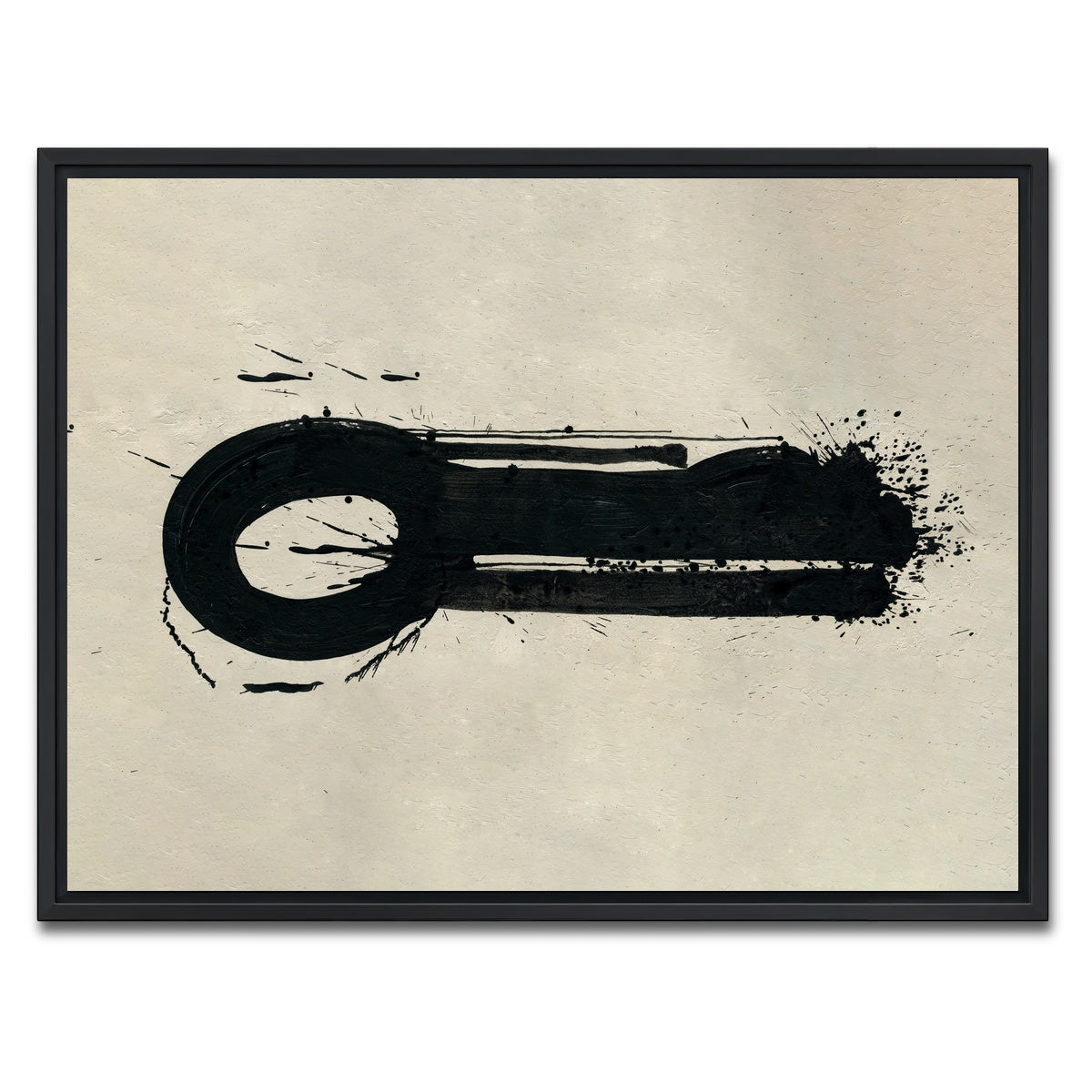 AUTO-MOCKUP WHITE | Key Black | 1 Piece | Black Framed Canvas | group=4x3