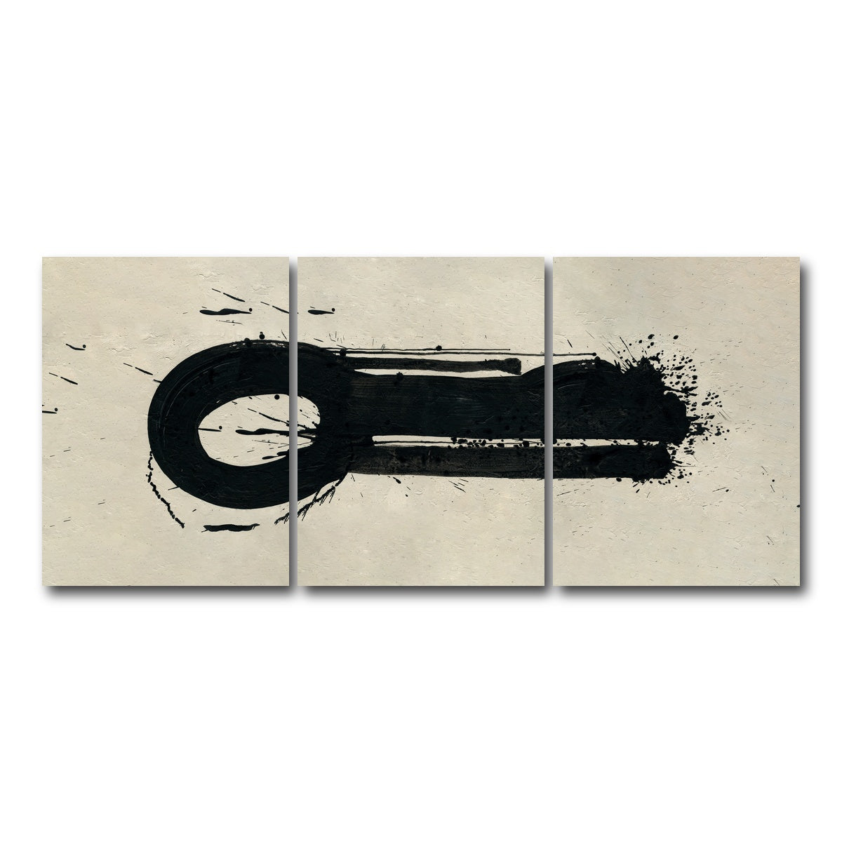 AUTO-MOCKUP WHITE | Key Black | 3 Piece | Gallery Wrap Canvas | group=18x24