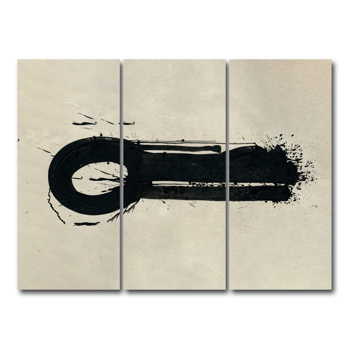 AUTO-MOCKUP WHITE | Key Black | 3 Piece | Gallery Wrap Canvas | group=8x18