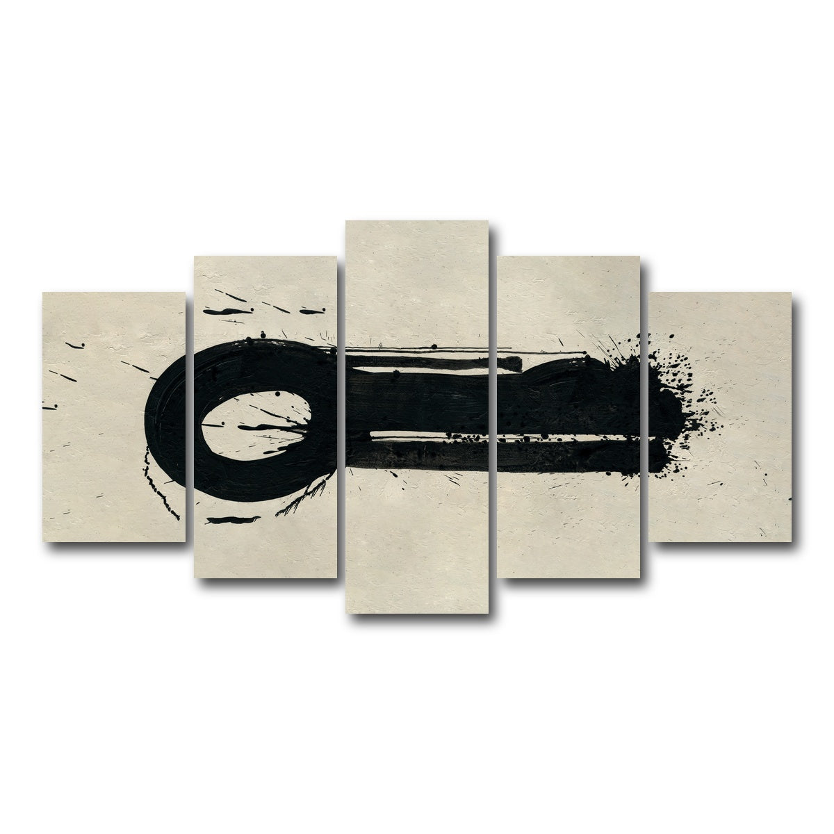 AUTO-MOCKUP WHITE | Key Black | 5 Piece | Gallery Wrap Canvas | group=5_normal