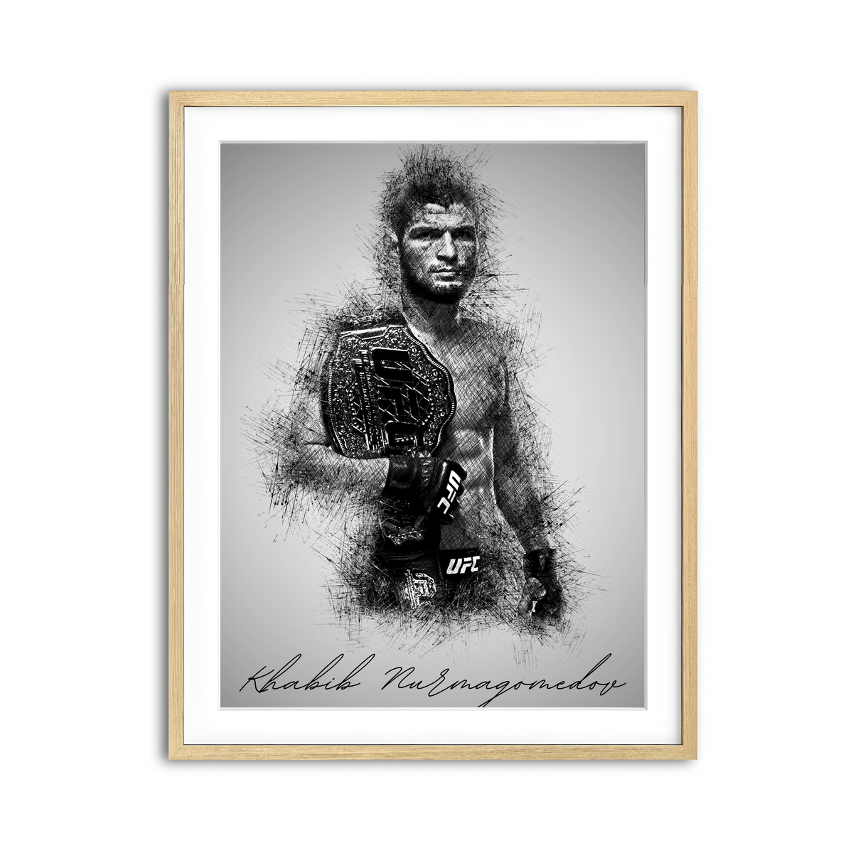 Framed Print 3x4 Natural