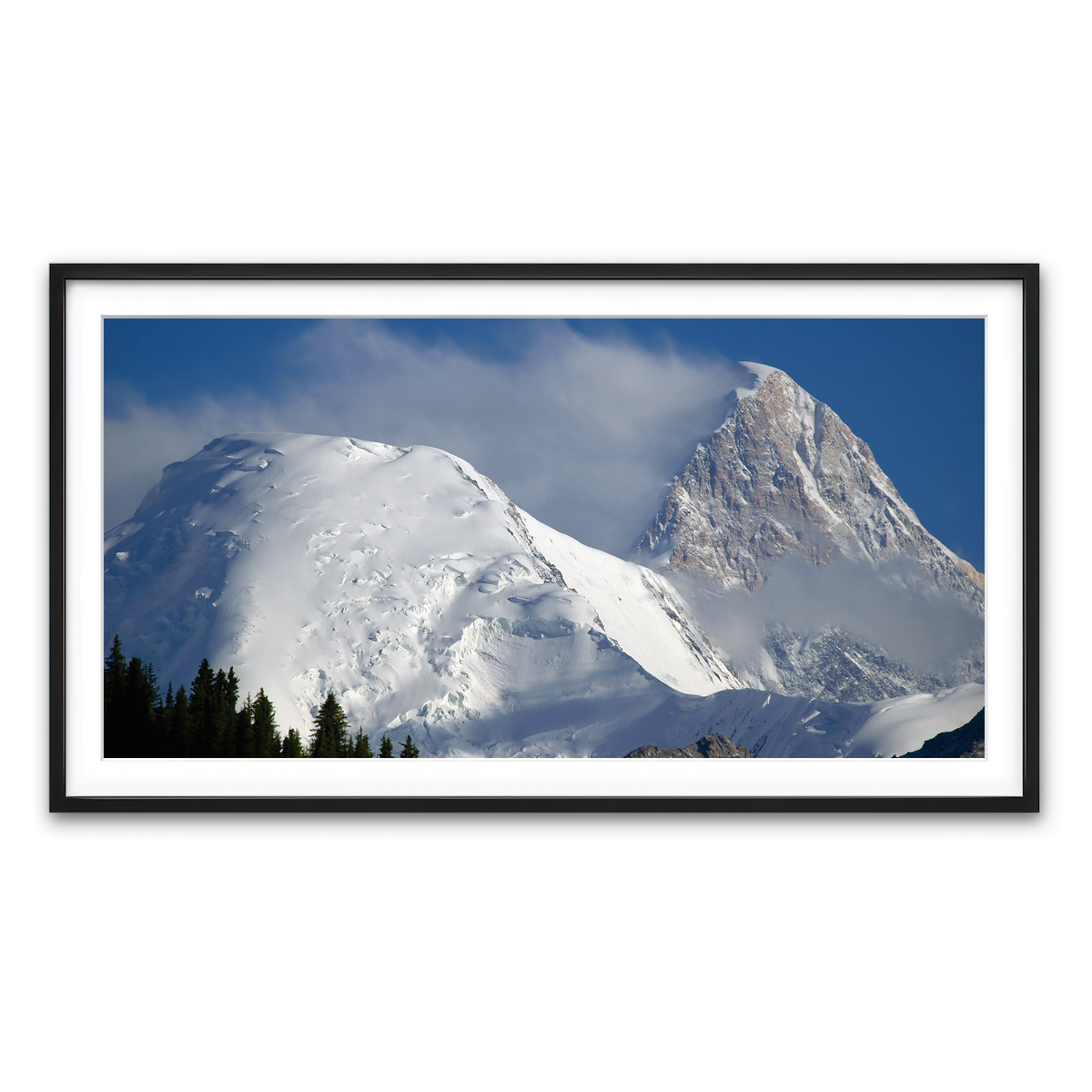 Framed Print 2x1 Black
