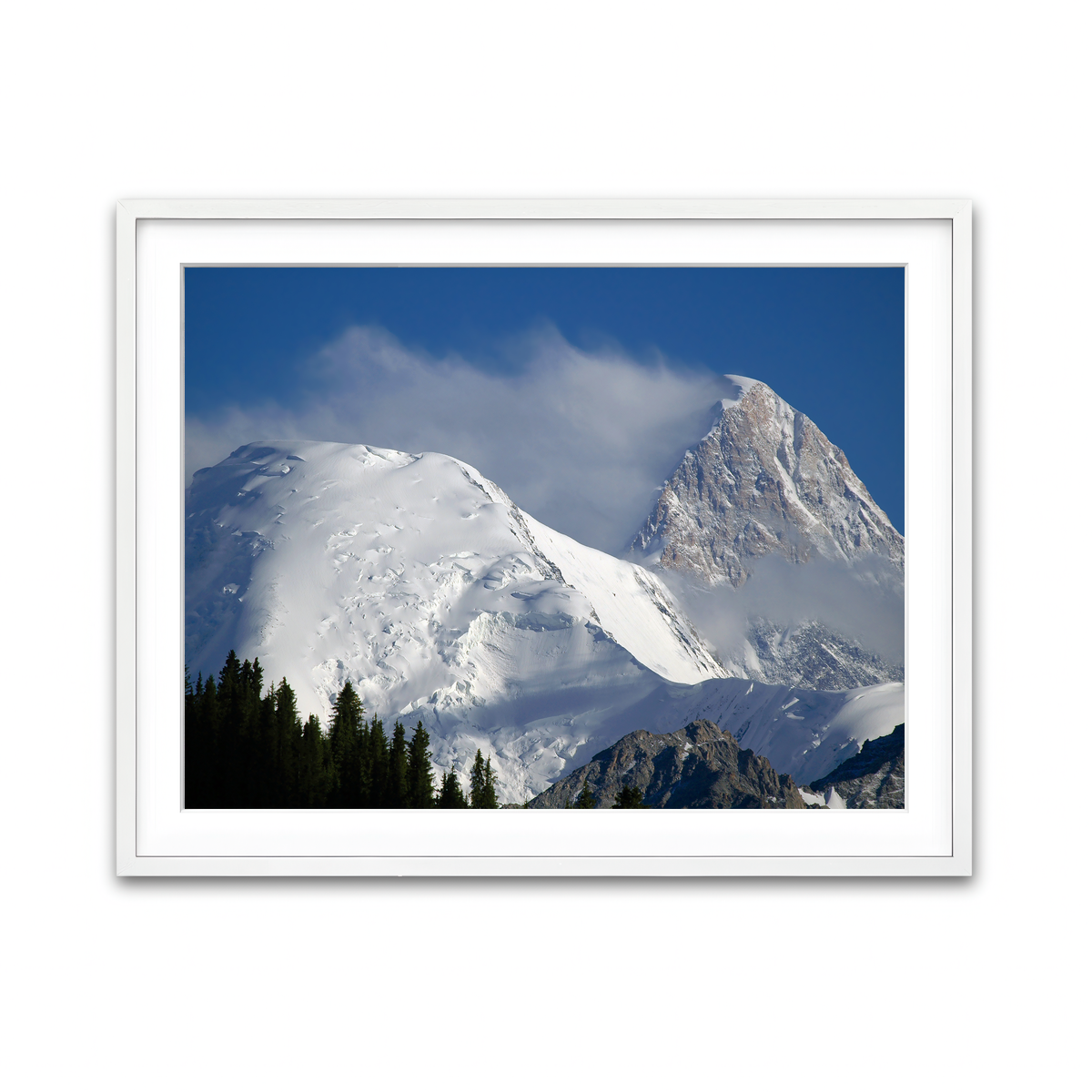 Framed Print 4x3 White