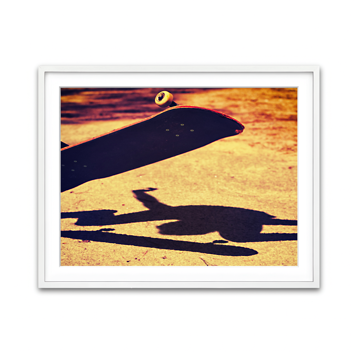 Framed Print 4x3 White