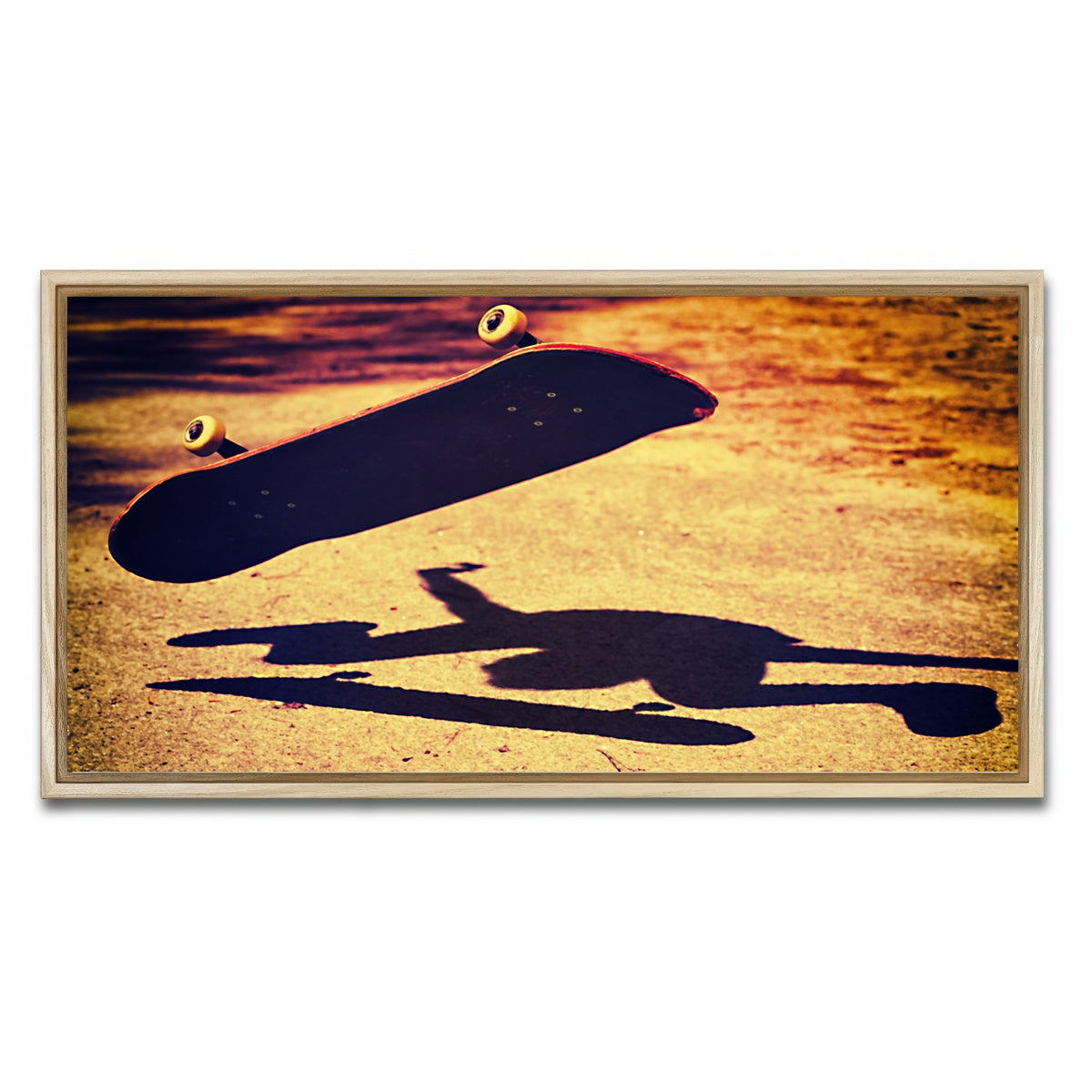 AUTO-MOCKUP WHITE | Kickflip | 1 Piece | Natural Framed Canvas | group=2x1
