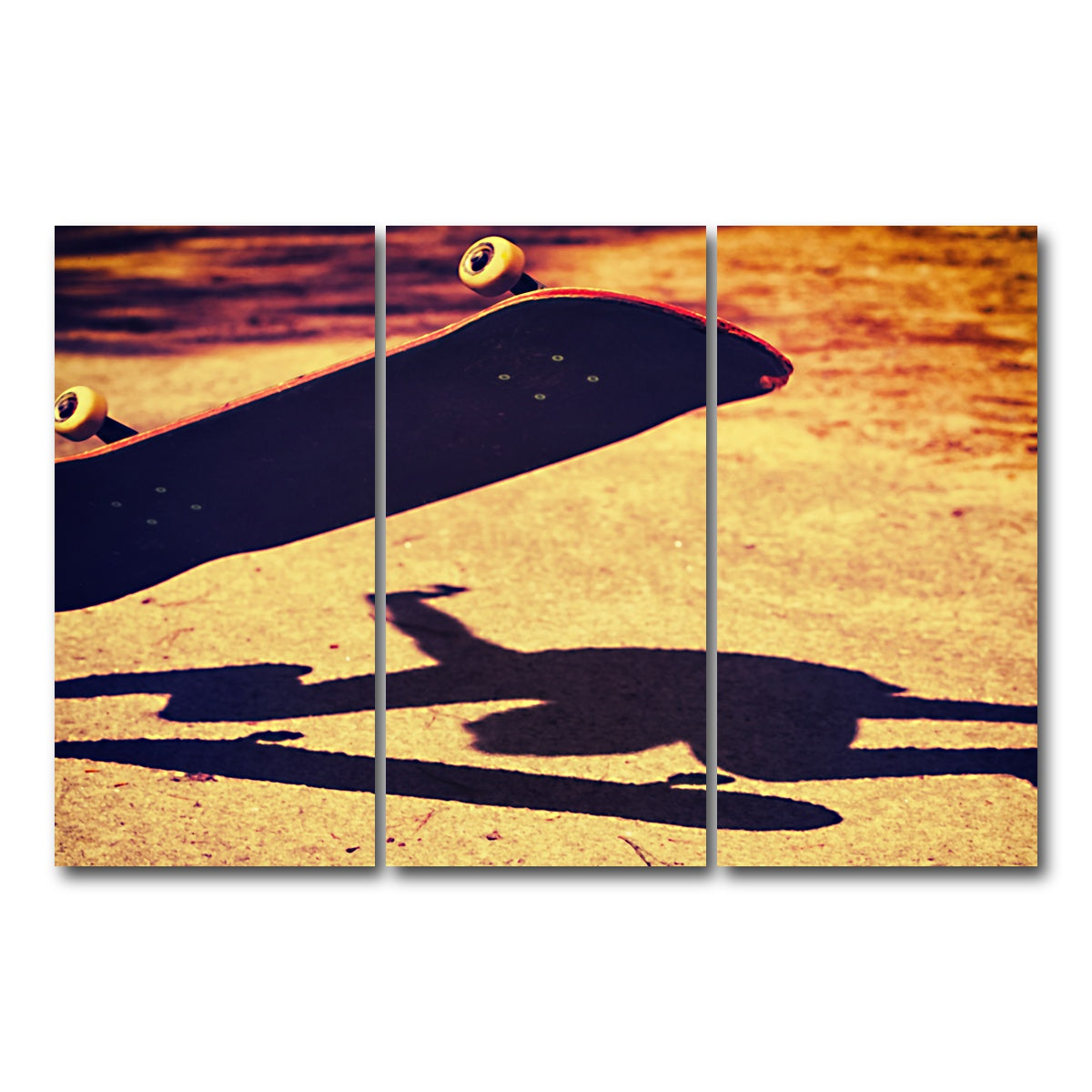 AUTO-MOCKUP WHITE | Kickflip | 3 Piece | Gallery Wrap Canvas | group=12x24