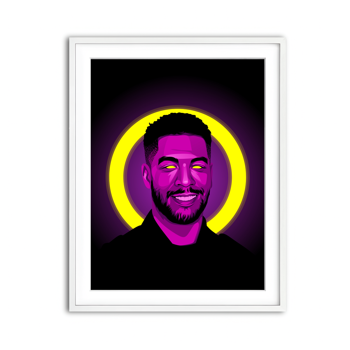 Framed Print 3x4 White