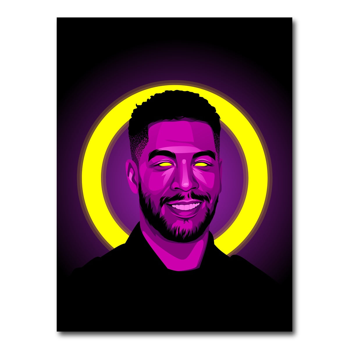 AUTO-MOCKUP WHITE | Kid Cudi | 1 Piece | Gallery Wrap Canvas | group=3x4