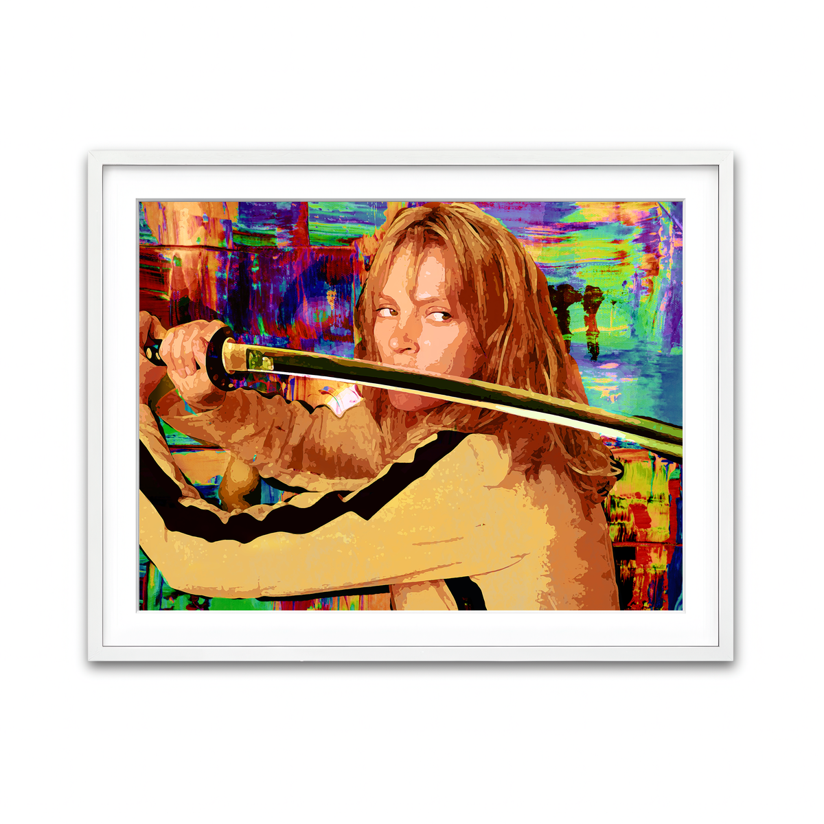 Framed Print 4x3 White