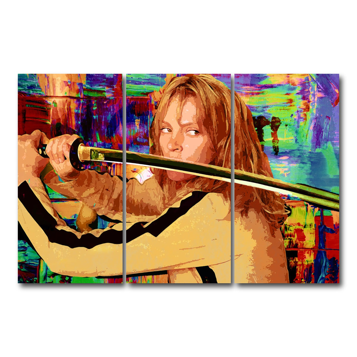 AUTO-MOCKUP WHITE | Kill Bill | 3 Piece | Gallery Wrap Canvas | group=12x24