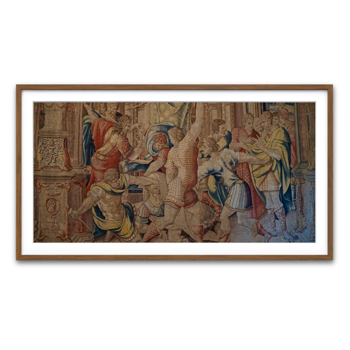 Framed Print 2x1 Walnut