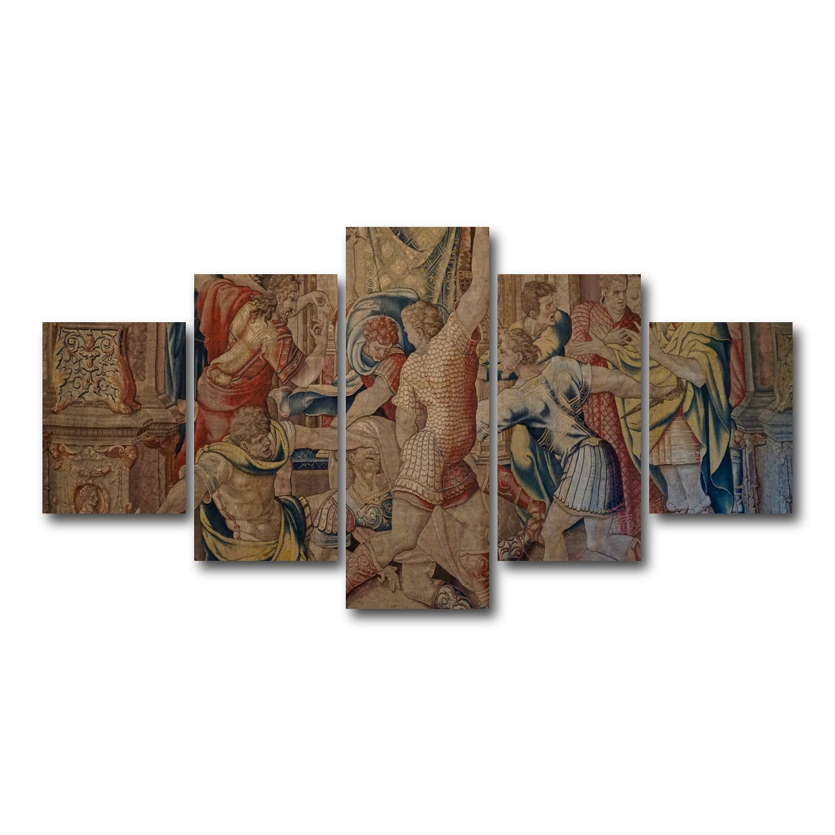 AUTO-MOCKUP WHITE | Killing of Caesar Tapestry | 5 Piece | Gallery Wrap Canvas | group=5_short