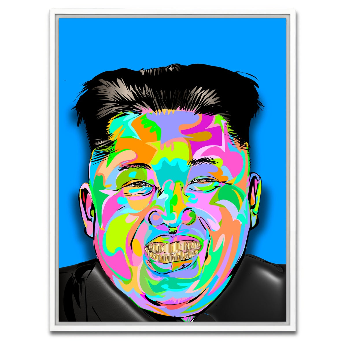 AUTO-MOCKUP WHITE | Kim Jong | 1 Piece | White Framed Canvas | group=3x4