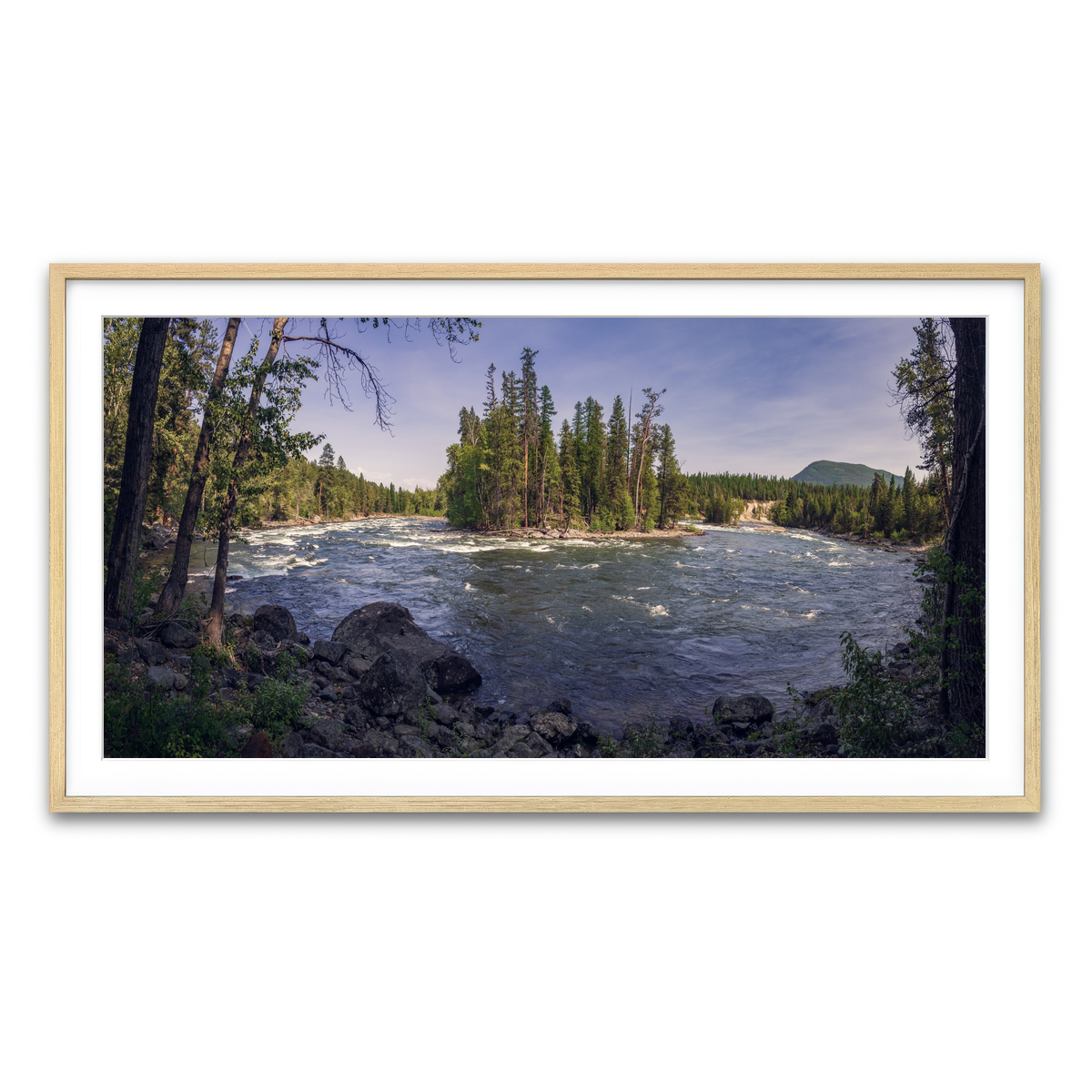 Framed Print 2x1 Natural
