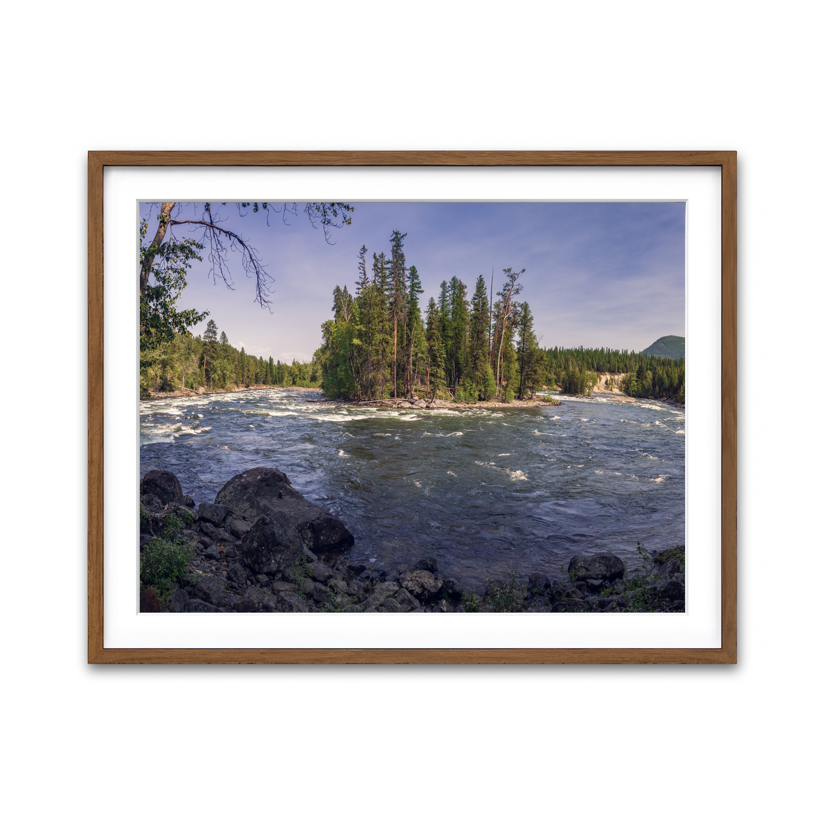 Framed Print 4x3 Walnut