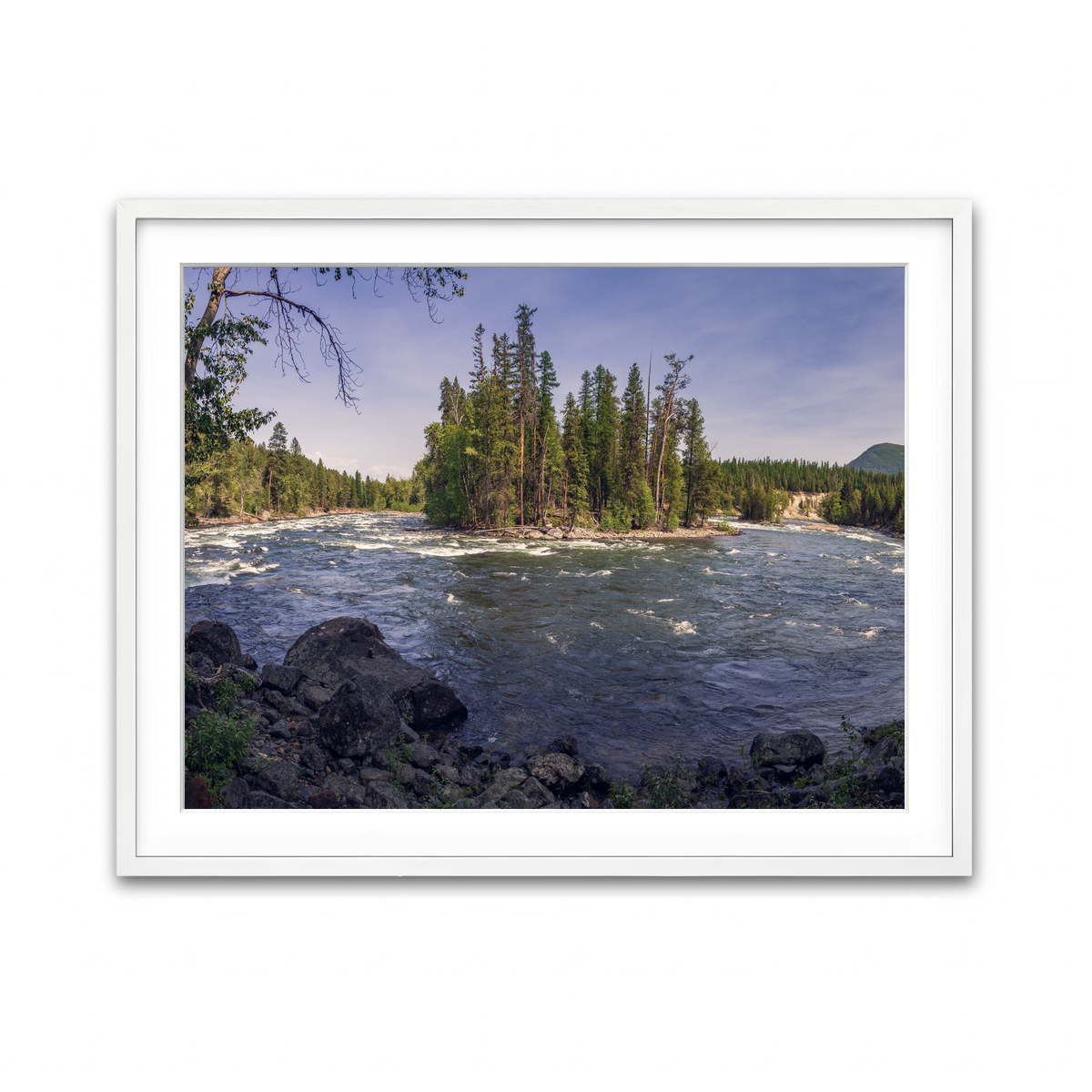 Framed Print 4x3 White