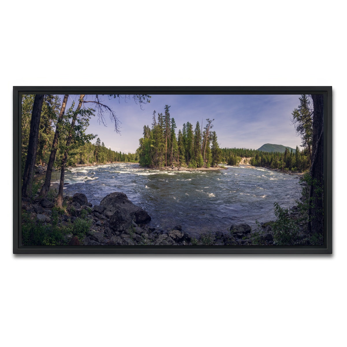 AUTO-MOCKUP WHITE | Kimberley Riverside Campground | 1 Piece | Black Framed Canvas | group=2x1