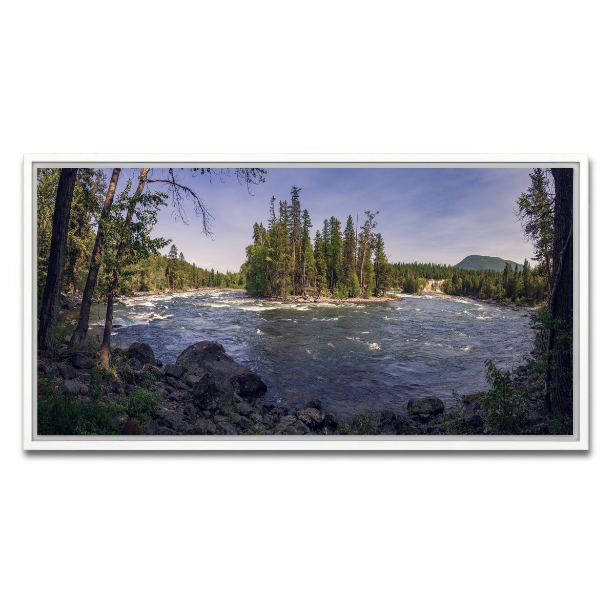 AUTO-MOCKUP WHITE | Kimberley Riverside Campground | 1 Piece | White Framed Canvas | group=2x1