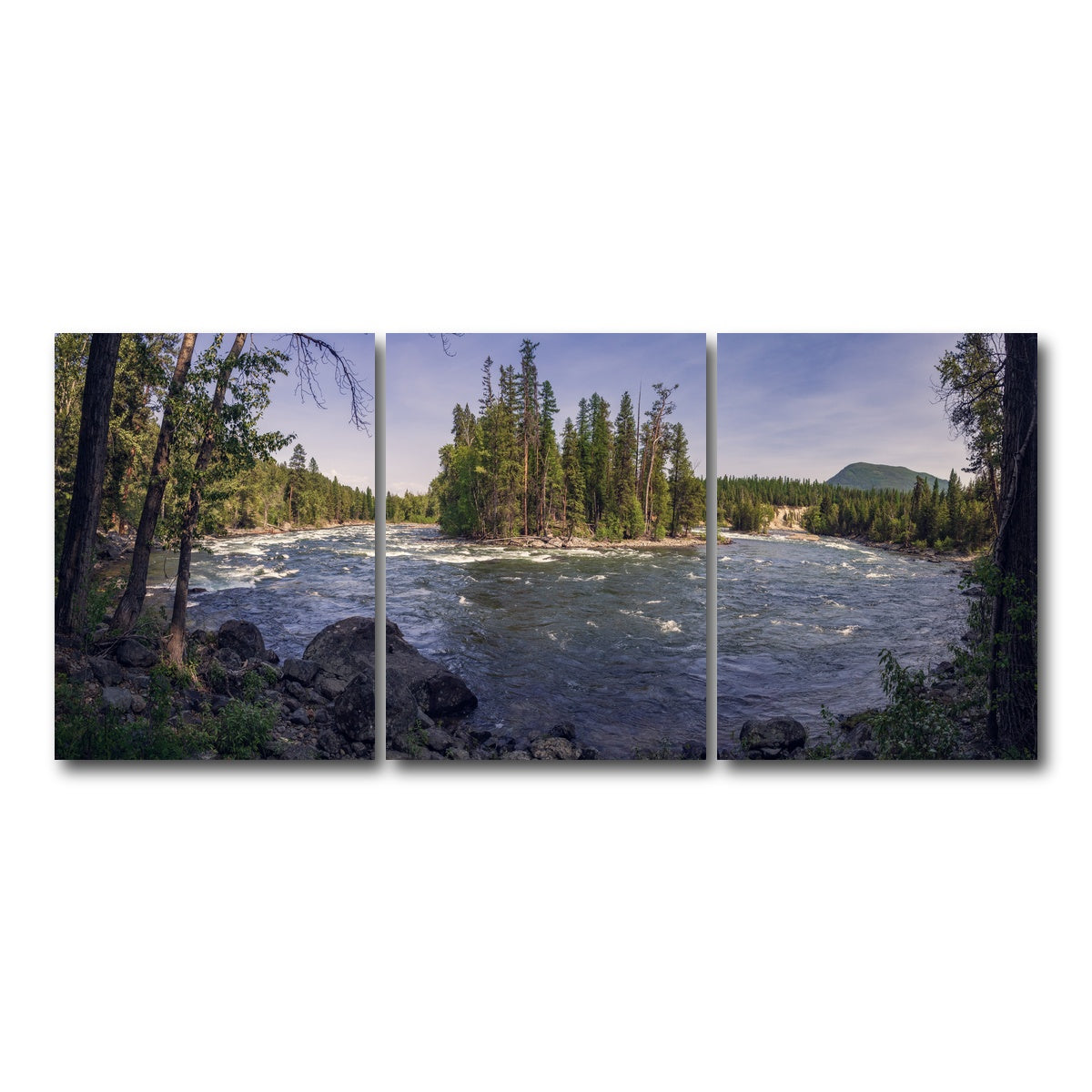 AUTO-MOCKUP WHITE | Kimberley Riverside Campground | 3 Piece | Gallery Wrap Canvas | group=18x24