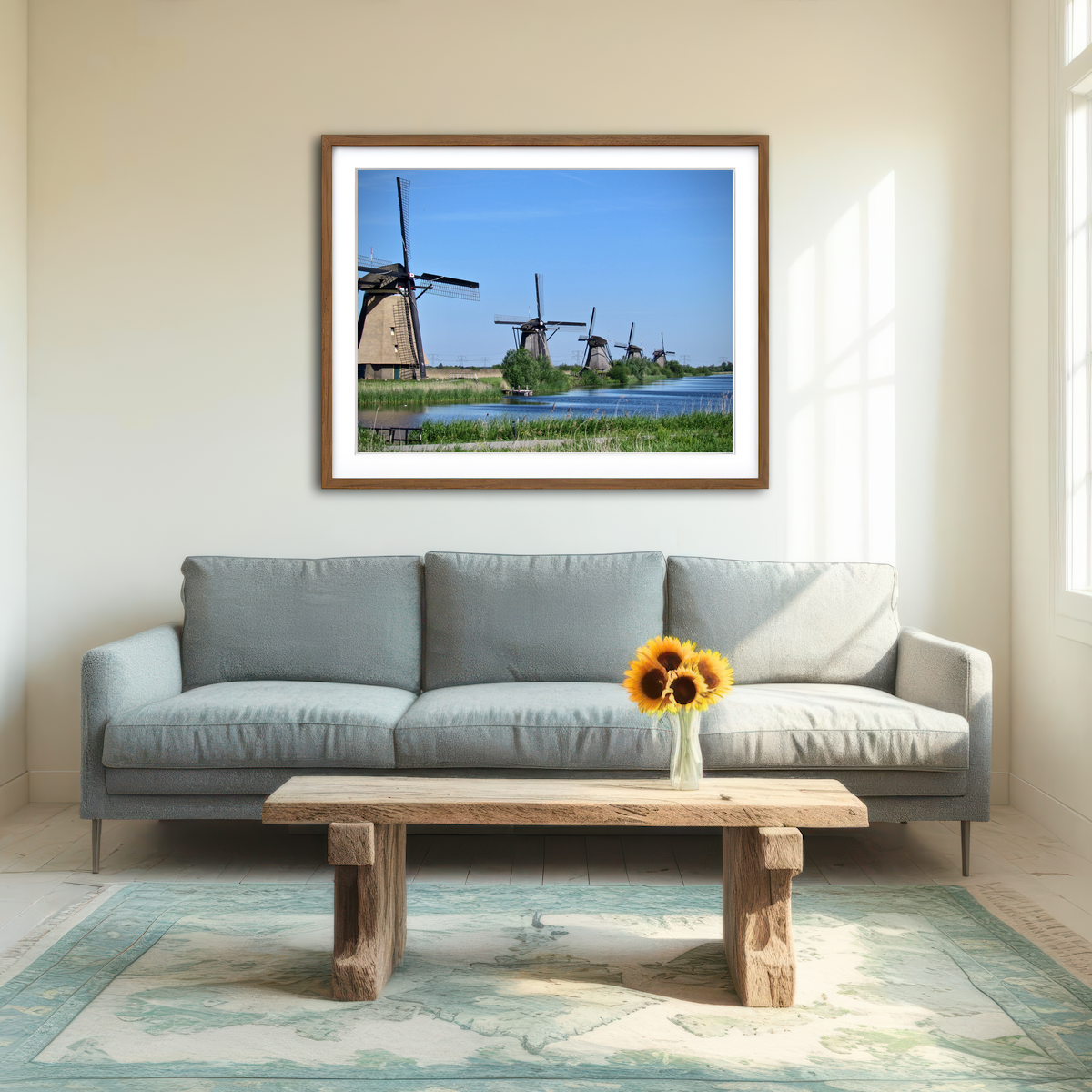 AUTO-MOCKUP ROOM | Kinderdijk, Netherlands Wall Art
