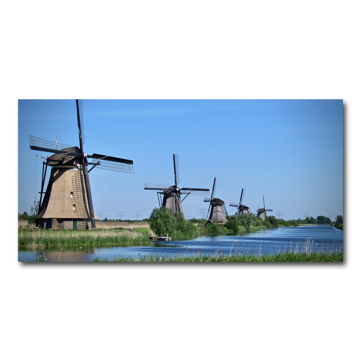 AUTO-MOCKUP WHITE | Kinderdijk, Netherlands | 1 Piece | Gallery Wrap Canvas | group=2x1