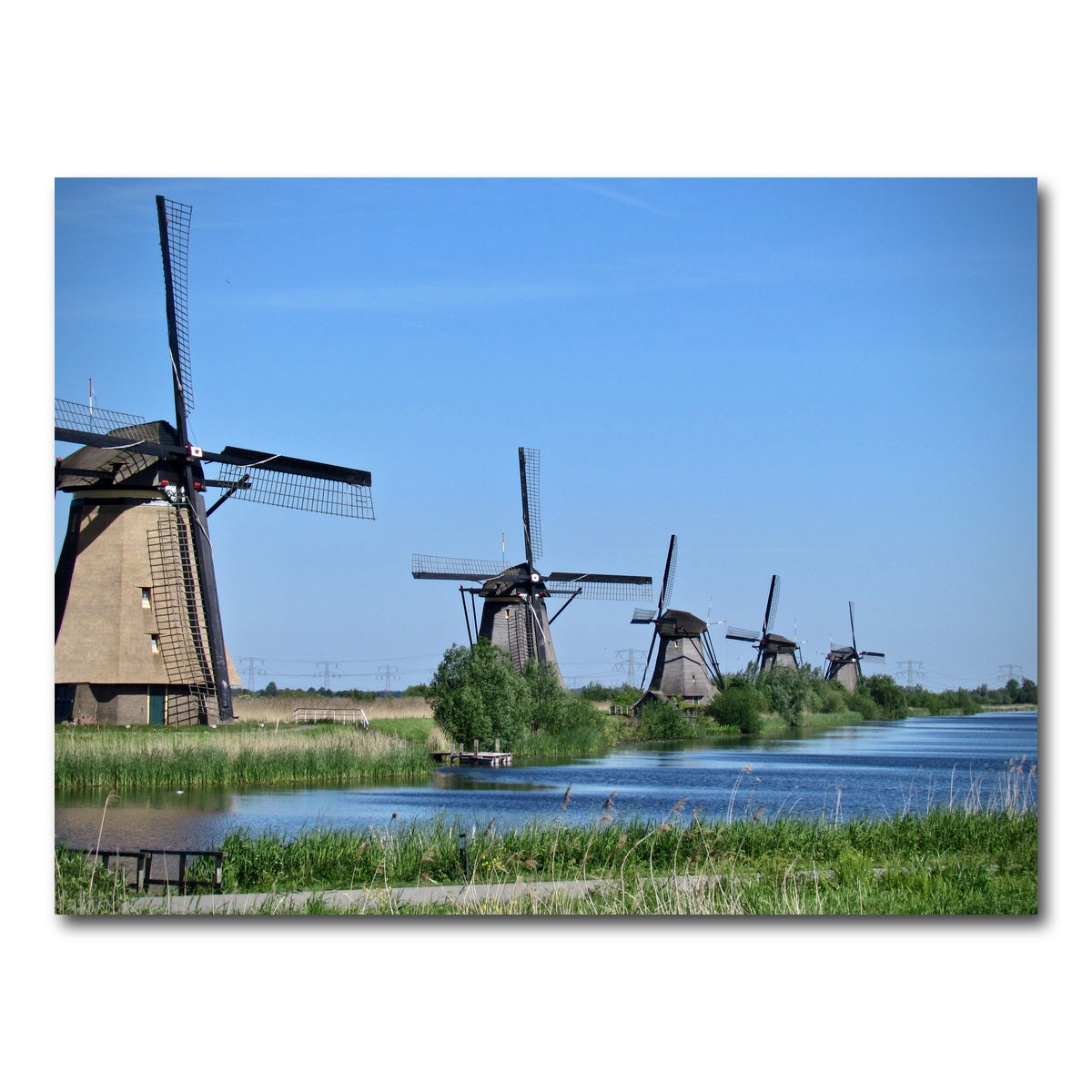 AUTO-MOCKUP WHITE | Kinderdijk, Netherlands | 1 Piece | Gallery Wrap Canvas | group=4x3
