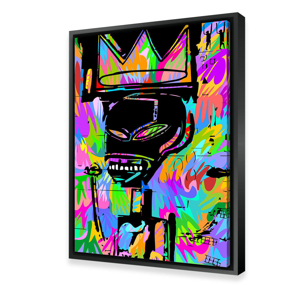 King Basquait Wall Art