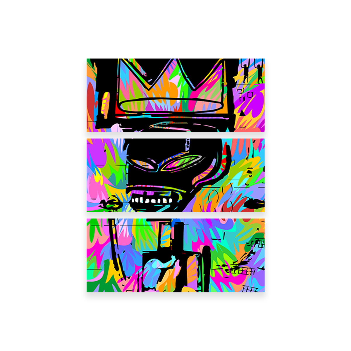 King Basquait Wall Art